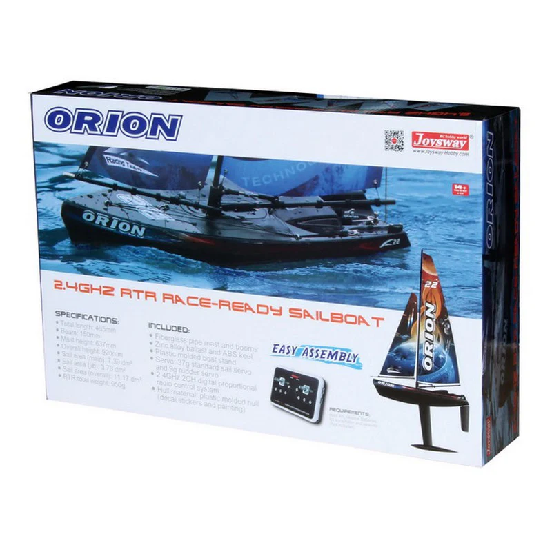Voilier Joysway radiocommandé Orion V2 465mm RTR 2.4Ghz - 8803v2 - Image 4