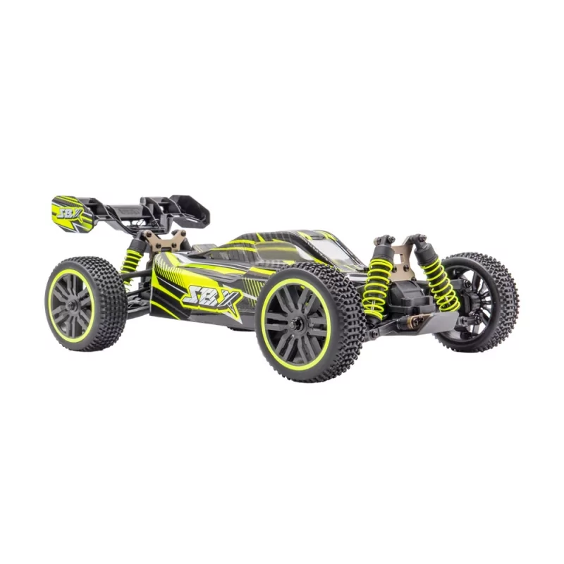 Voiture radiocommandée Funtek SBX Buggy 1/12 XL Jaune 45km/h