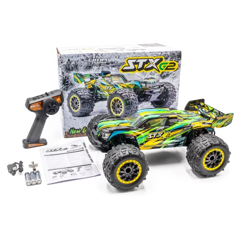 Voiture radiocommandée Funtek STX G2 vert 4wd 1/12 XL - Image 2