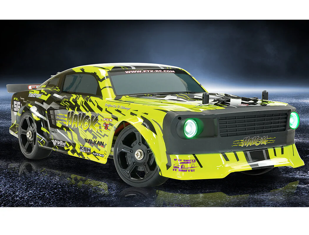 Voiture RC Drift FTX Havok 1/14 vert 5598YL - Image 3