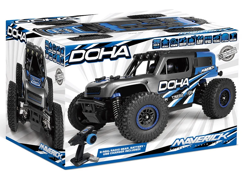 Voiture télécommandée 1/20 Maverick Doha 150700 bleu - Image 10