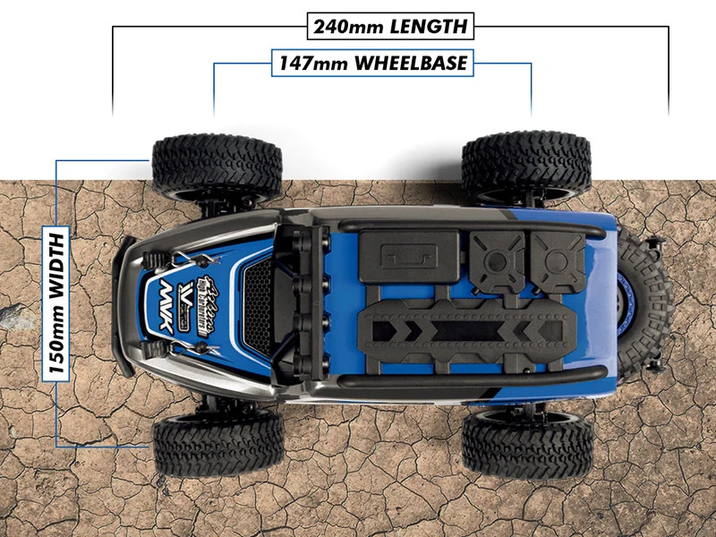 Voiture télécommandée 1/20 Maverick Doha 150700 bleu - Image 8